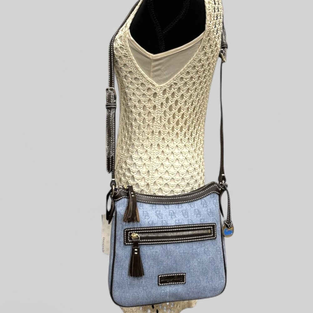 Dooney & Bourke Denim Pocket Crossbody Bag | NWT - Picture 7 of 14